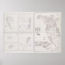 1980 Map of Florida Print