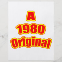 1980 Original Red Flyers