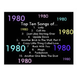 1980 Songs Post Card