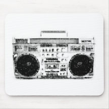 1980s Boombox Mouse Pads