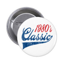 1980's Classic Birthday Pins