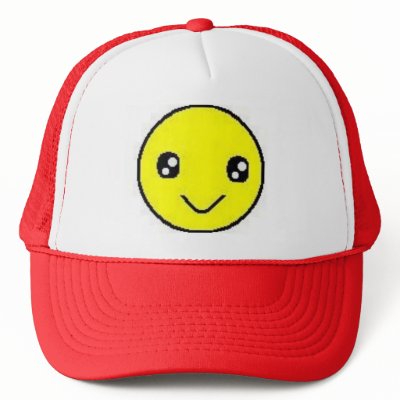 1980's style kawaii cap hats by StaticPanicLemon