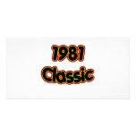 1981 Classic Photo Card Template