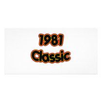 1981 Classic Photo Card Template