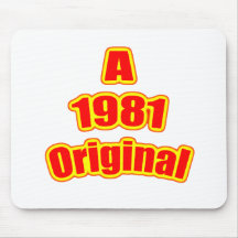 1981 Original Red Mouse Mats