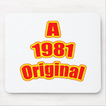 1981 Original Red Mouse Mats