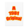 1981 Original Red Post Cards