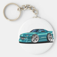 1982-92 Camaro Teal Car Keychain