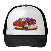 1982-92 Trans Am Maroon Car Mesh Hat