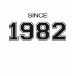 1982 birthday gift idea t-shirts