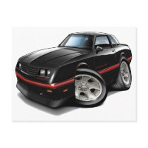 1983-88 Monte Carlo Black Car Post Cards