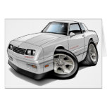 1983-88 Monte Carlo White Car Card