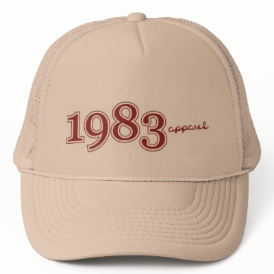 1983 logo trucker hat by gotvtec4