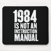 1984 is Not an Instruction Manual Mouse Pad