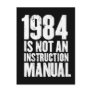 1984 is Not an Instruction Manual Post Cards