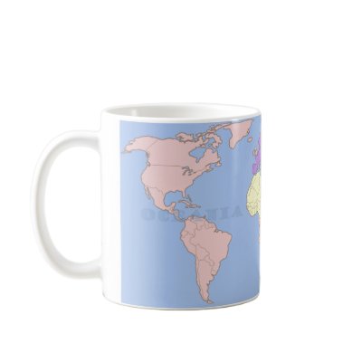 1984 map labelled coffee mug by CourageWolf