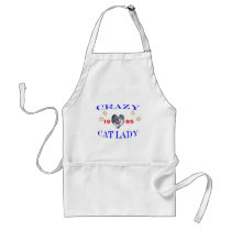 1985 Crazy Cat Lady Aprons