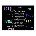 1985 Songs Postcards