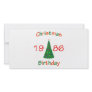 1986 Christmas Birthday Picture Card