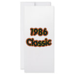 1986 Classic Rack Card Design