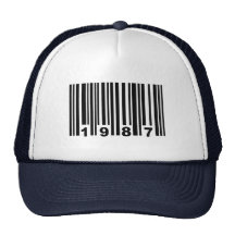 1987 barcode hat