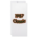 1987 Classic Personalized Rack Card