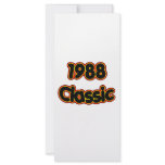 1988 Classic Customized Rack Card