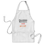 1988 halloween birthday aprons