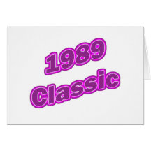 1989 Classic Purple Card