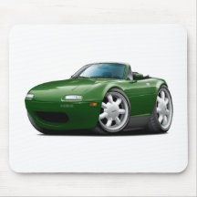 1990-98 Miata Green Car Mouse Pad