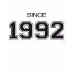 1992 birthday gift idea t-shirts