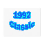 1992 Classic Blue Postcard