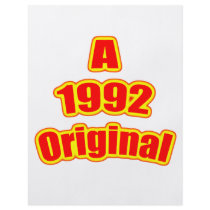 1992 Original Red Full Colour Flyer