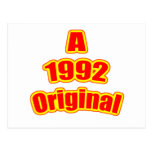 1992 Original Red Postcard