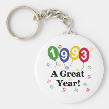 1993 A Great Year Birthday Key Chains