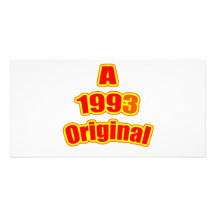 1993 Original Red Customized Photo Card