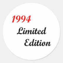 1994 Limited Edition Round Stickers