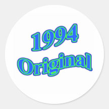 1994 Original Blue Green Stickers