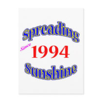 1994 Spreading Sunshine Postcard