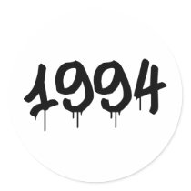 1994 ROUND STICKERS