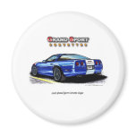 1996 Grand Sport Corvette Coupe Rear View Refrigerator Magnet