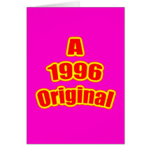 1996 Original Red Mag Cards