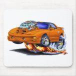 1998-02 Firebird Trans Am Orange Car Mouse Pad