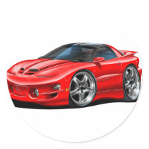 1998-02 Trans Am Red Car Sticker