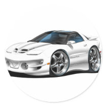 1998-02 Trans Am White Car Stickers