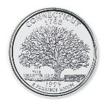 1999 Connecticut State Quarter magnet