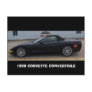 1999 CORVETTE CONVERTIBLE SIDE VIEW POSTCARDS