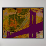 $19.95 Dancing Bridge  Print Poster