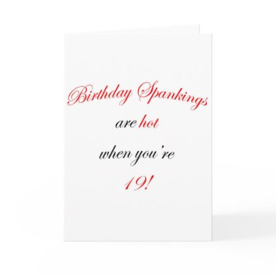 19 Birthday Spanking by oddballbirthdays9