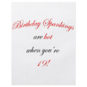 19 Birthday Spanking flyers